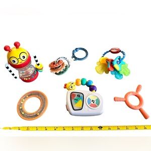 Baby‎ Toy Bundle Sensory Rattles Teethers Music Player Activity Toys